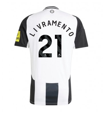 Newcastle United Tino Livramento #21 Primera Equipación 2024-25 Manga Corta